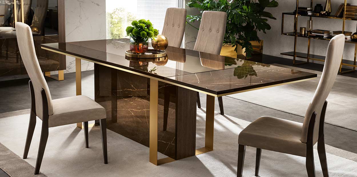 Adora Interiors Essenza dining room table and chairs