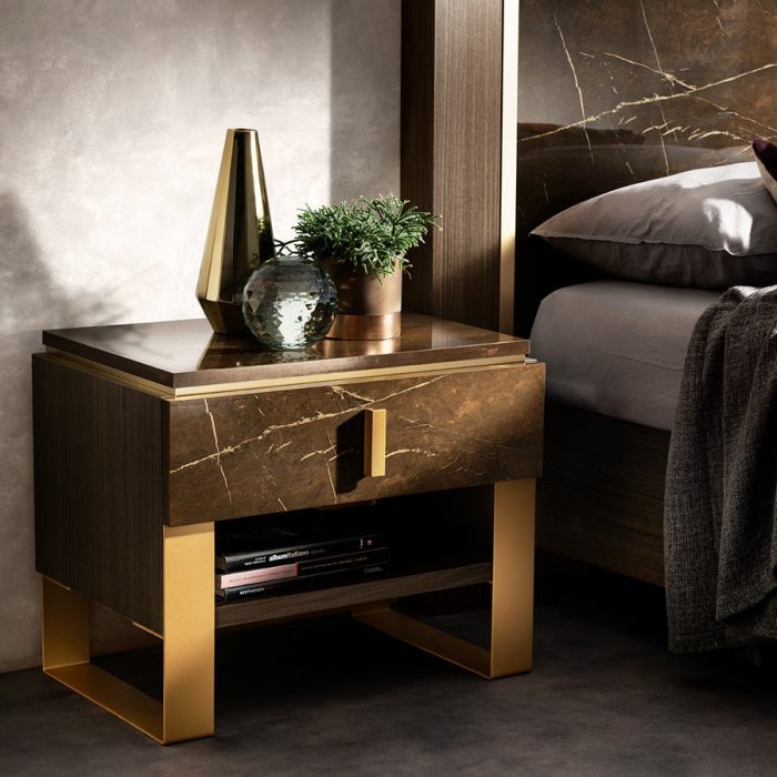 Adora Interiors Essenza collection Bedroom night table in detail