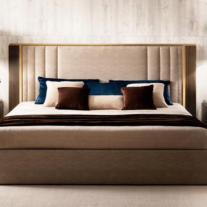 Adora Interiors Essenza bedroom upholstered bed composition