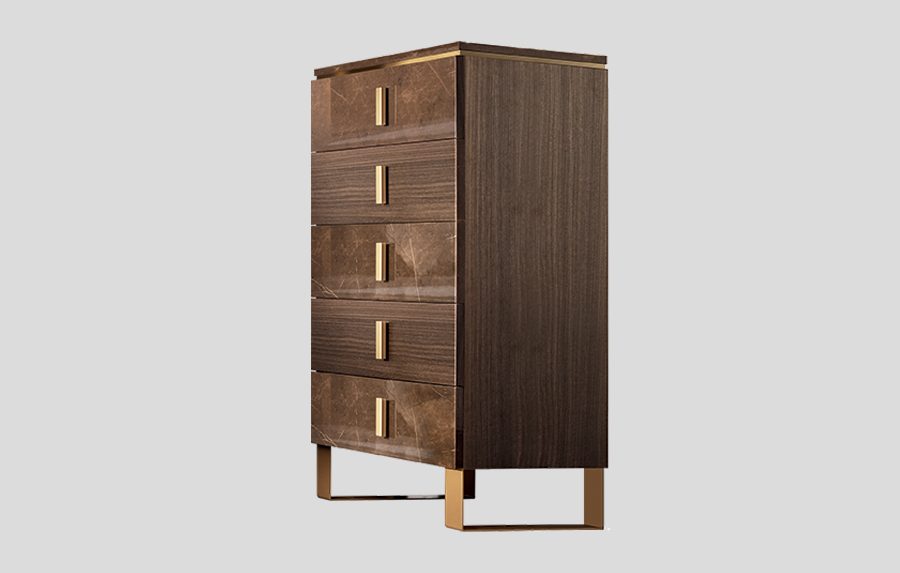 adora interios essenza bedroom tall chest details