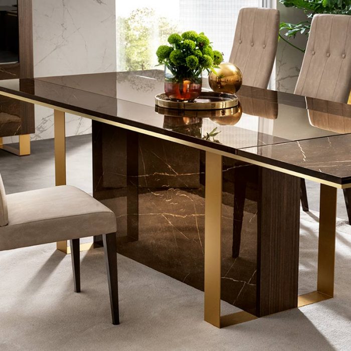 Adora interiors Essenza collection-Dining room chairs with table