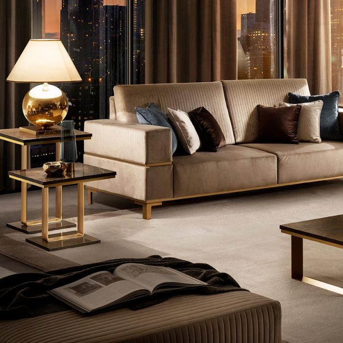 adora interiors essenza living room pouf compositionp