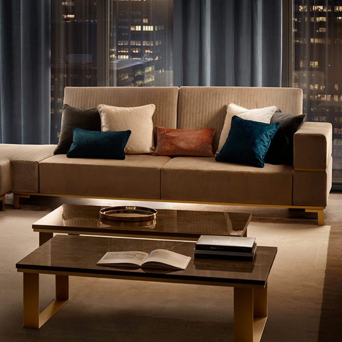 Adora interiors Essenza livingroom coffee table with sofa